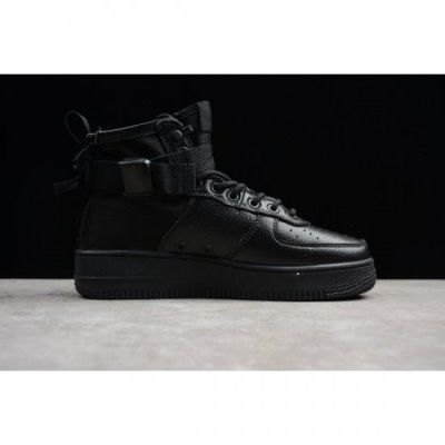 Nike Erkek Sf-af1 Mid Siyah Kaykay Ayakkabı Türkiye - EV4IVRY6